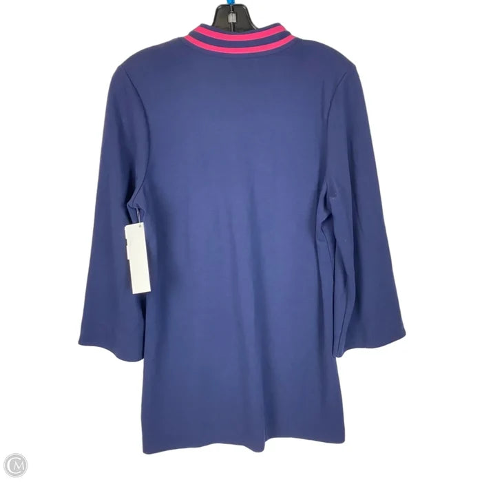 Top Long Sleeve Designer By Lilly Pulitzer In Navy, Size: M