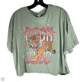 Top Short Sleeve Basic By Clothes Mentor In Green, Size: M
