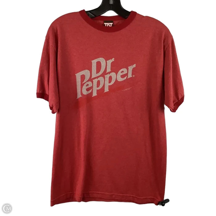 Top Short Sleeve By Clothes Mentor In Red, Size: M