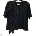 Top Short Sleeve By Cmb In Black, Size: S