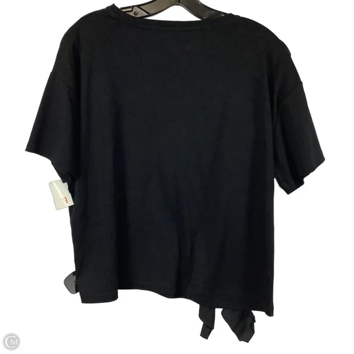 Top Short Sleeve By Cmb In Black, Size: S