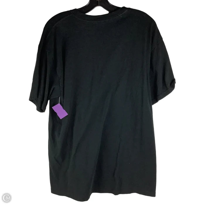 Top Short Sleeve By Cmc In Black, Size: L