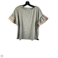 Top Short Sleeve By Crown And Ivy In Grey, Size: M
