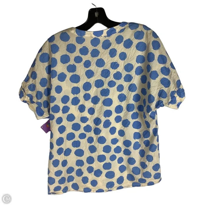 Top Short Sleeve By Jodifl In Blue, Size: S
