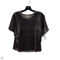 Top Short Sleeve By Madewell In Grey, Size: M