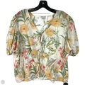 Top Short Sleeve By Rose And Olive In Floral Print, Size: Xl