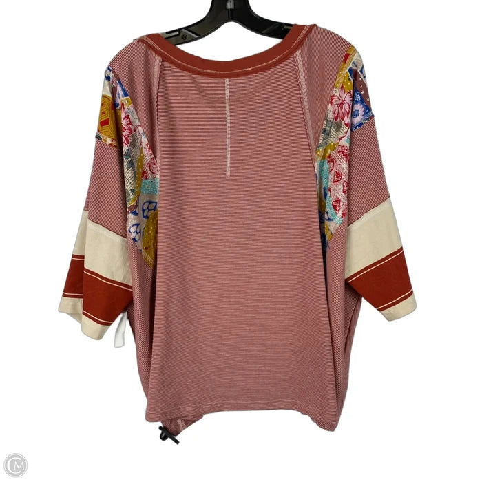 Top Short Sleeve By Three Bird Nest In Red, Size: S