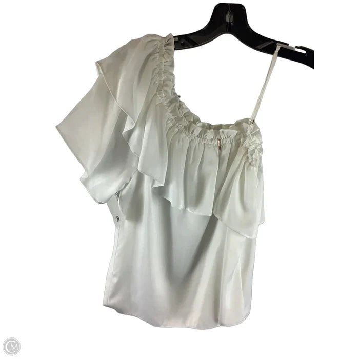 Top Short Sleeve Designer By Misa In White, Size: Xs