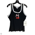 Top Sleeveless By Clothes Mentor In Black & Red, Size: 2x