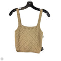Top Sleeveless By Current Air In Tan, Size: S