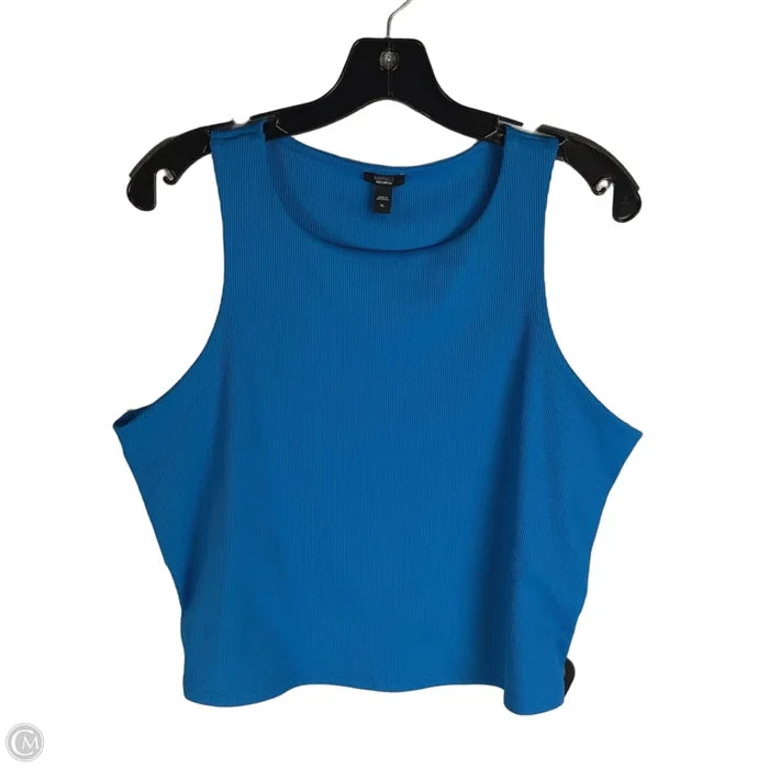 Top Sleeveless By Express In Blue, Size: Xl