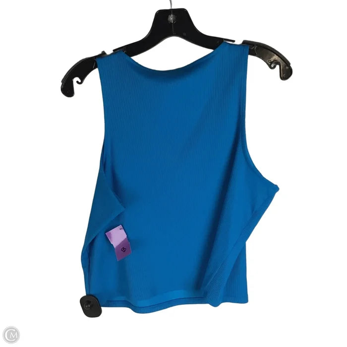 Top Sleeveless By Express In Blue, Size: Xl