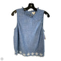 Top Sleeveless By J. Crew In Blue Denim, Size: S