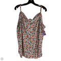 Top Sleeveless By Loft In Floral Print, Size: 20