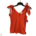 Top Sleeveless By Maeve In Orange, Size: S