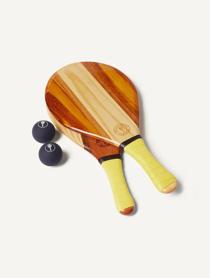 Bats Frescobol Carioca Trancoso Beach Bats Pastel Yellow O/S Apoella