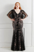 Trumpet-Mermaid Floor Length Evening Dress 646833729061 - COCOMELODY