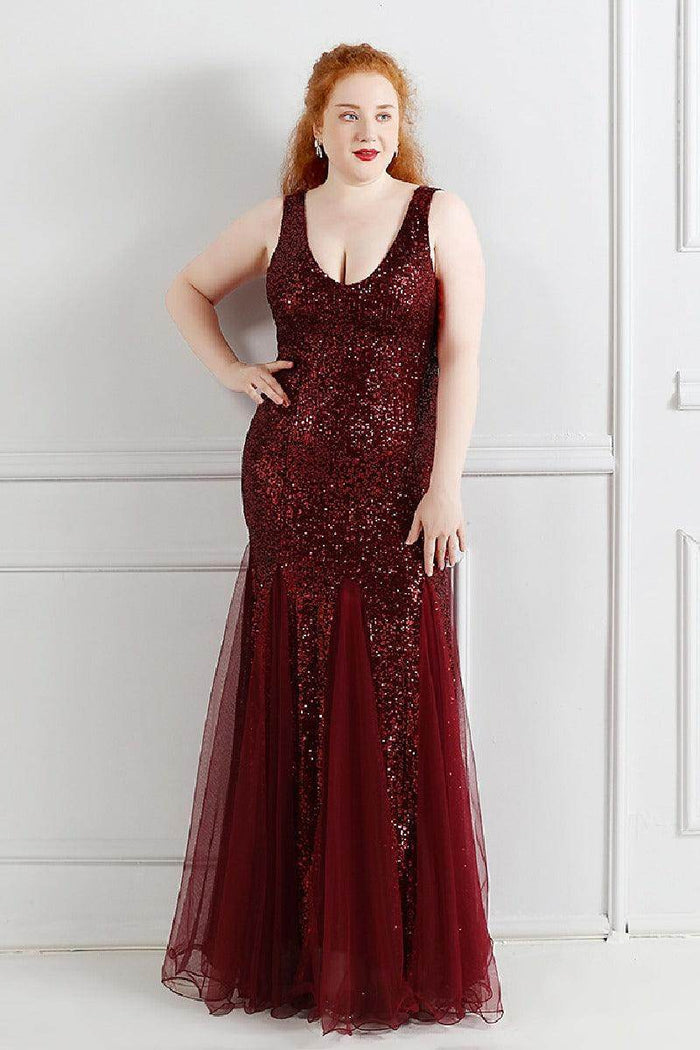 Trumpet-Mermaid Floor Length Evening Dress 647041333367 - COCOMELODY