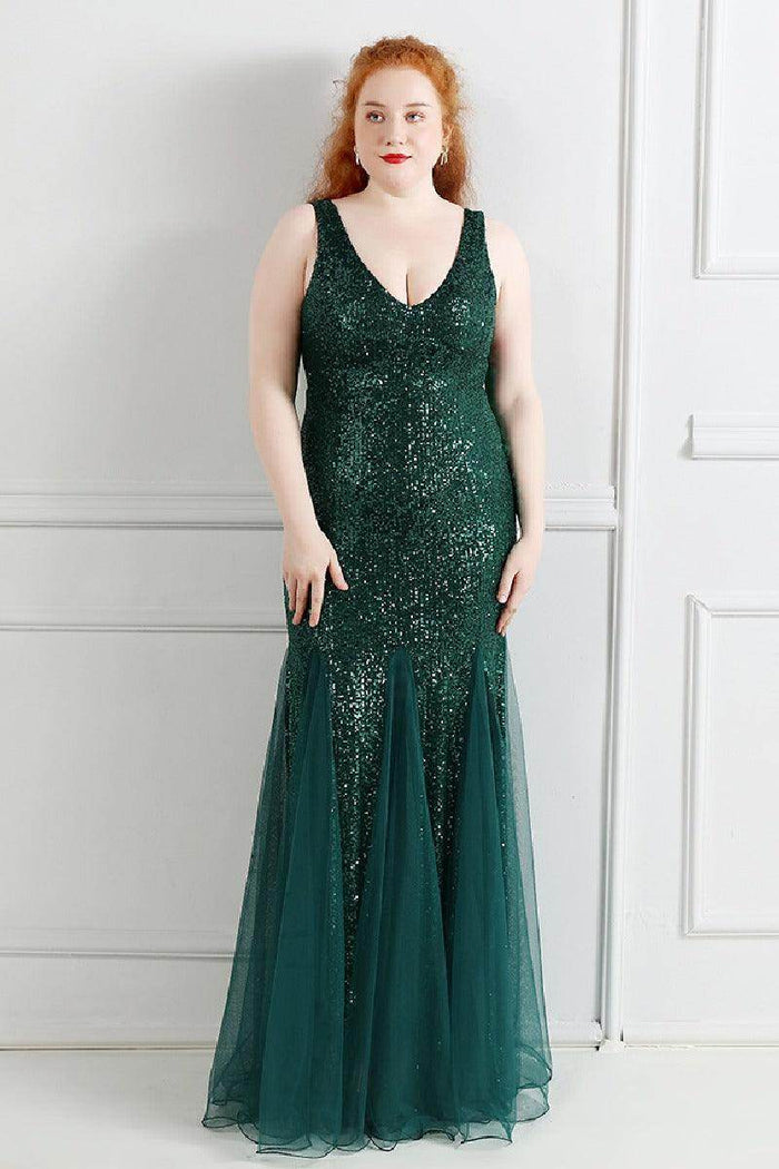 Trumpet-Mermaid Floor Length Evening Dress 647041333367 - COCOMELODY