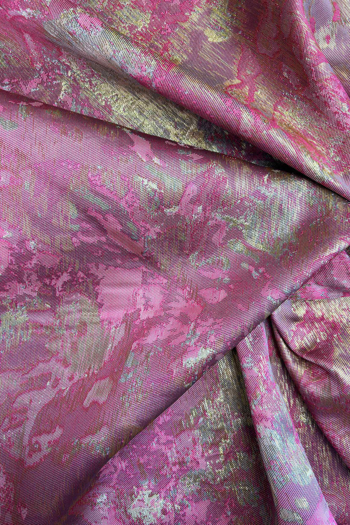 Trumpet-Mermaid Floor Length Jacquard Mother of the Bride Dress CM0419
