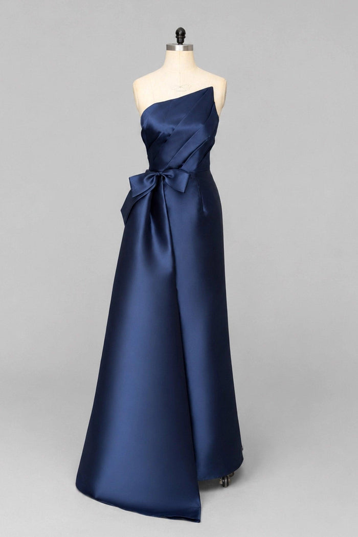 Trumpet-Mermaid Maxi Mikado Mother of the Bride Dresses CM0386