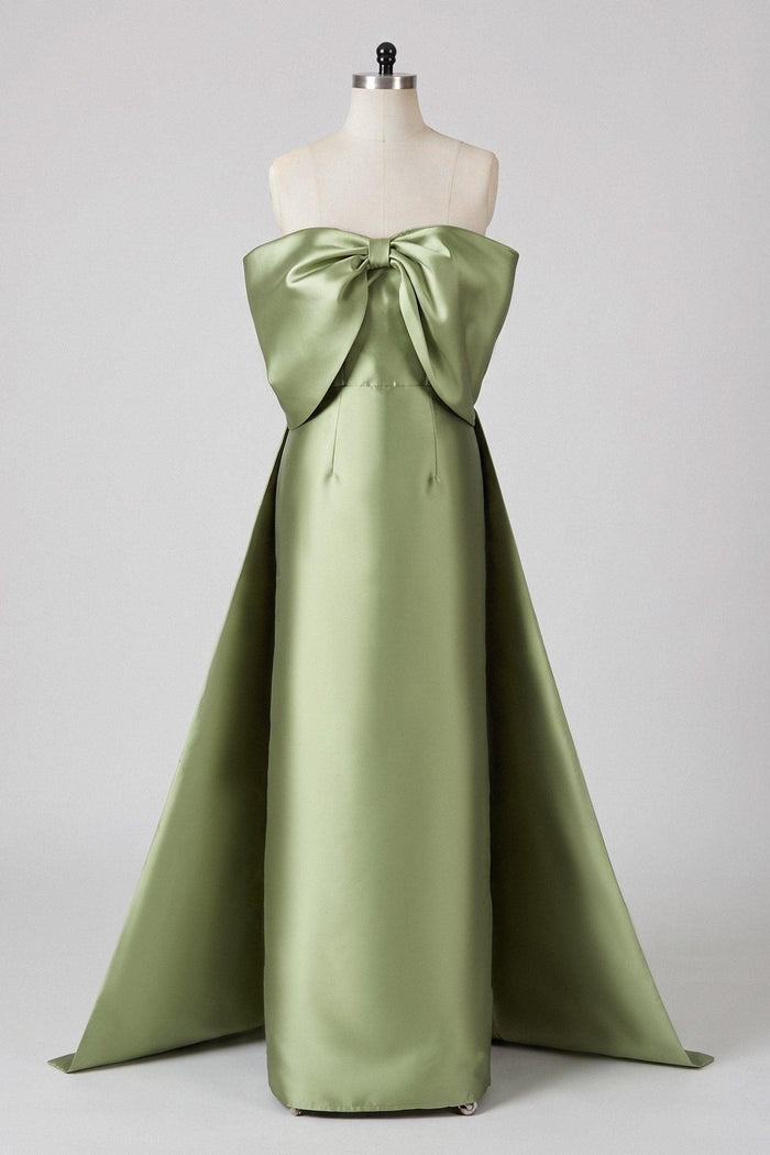 Trumpet-Mermaid Maxi Mikado Mother of the Bride Dresses CM0387