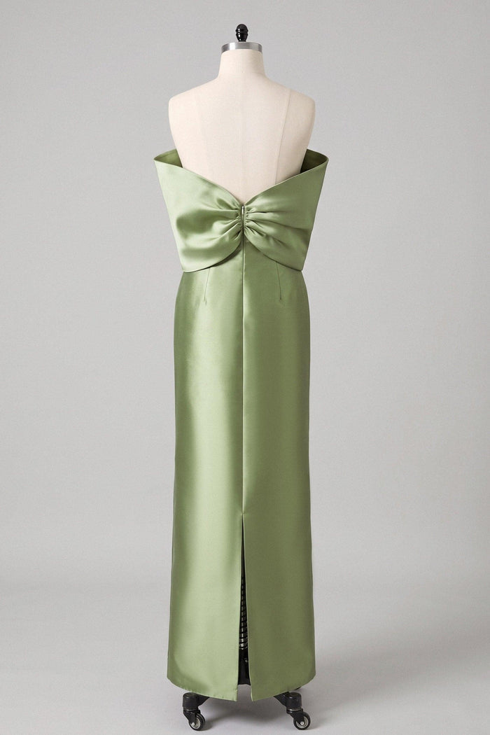 Trumpet-Mermaid Maxi Mikado Mother of the Bride Dresses CM0387