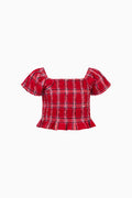 Tween Fabielle Tartan Top