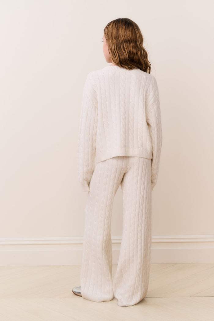 Tween Shalley Pant Cable Knit Pants