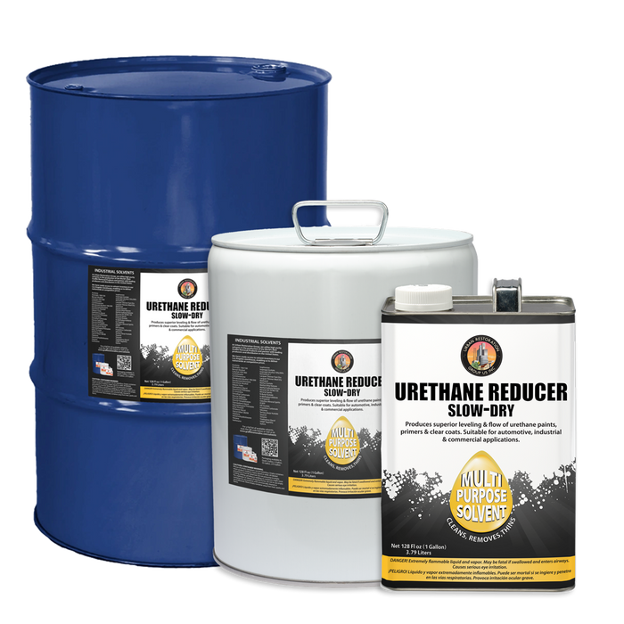 Urethane Reducer Slow Dry Product Range of Sizes