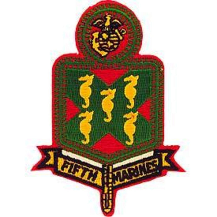 USMC 5th Mar Rgt: EagleEmblems PM0572 Patch-USMC,05TH Mar