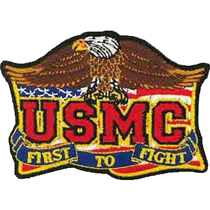 USMC,1st To Fight Patch: EagleEmblems PM1147 Patch-USMC,First to Fight (3
