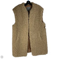 Vest Faux Fur & Sherpa By Anthropologie In Brown, Size: 10