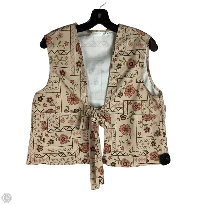 Vest Other By Altard State In Tan, Size: M