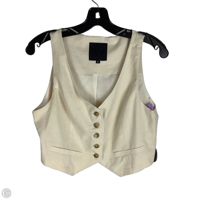 Vest Other By Clothes Mentor In Tan, Size: S