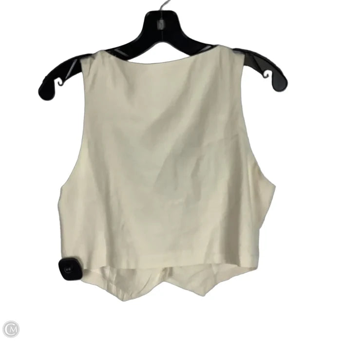 Vest Other By Clothes Mentor In Tan, Size: S