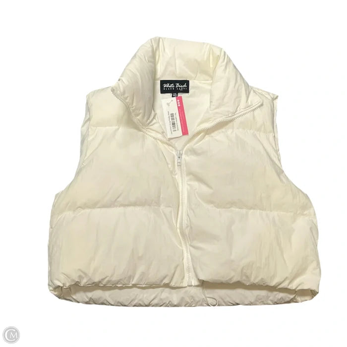Vest Puffer & Quilted By White Birch In Cream, Size: 1x
