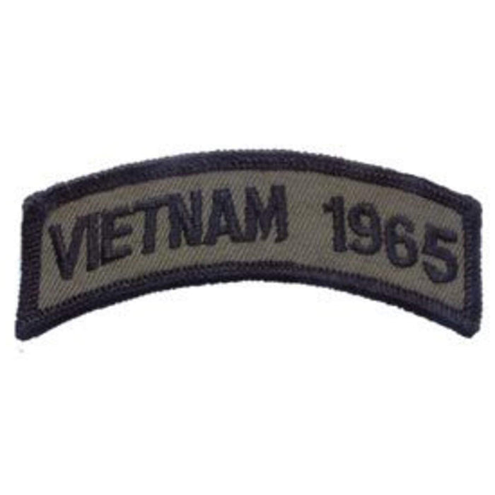 Vietnam Tab 1965 Patch: EagleEmblems PM0826 Patch-Vietnam,Tab,1965 (Subdued) (3