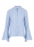 Shirts APOELLA Virginia Frill Shirt Striped Sky Apoella