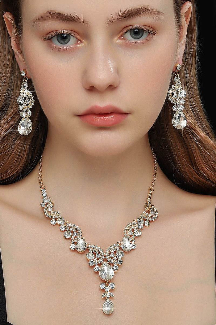 Wedding Earrings/Necklace Jewelry Sets (Set of 2) 780429536142 - COCOMELODY