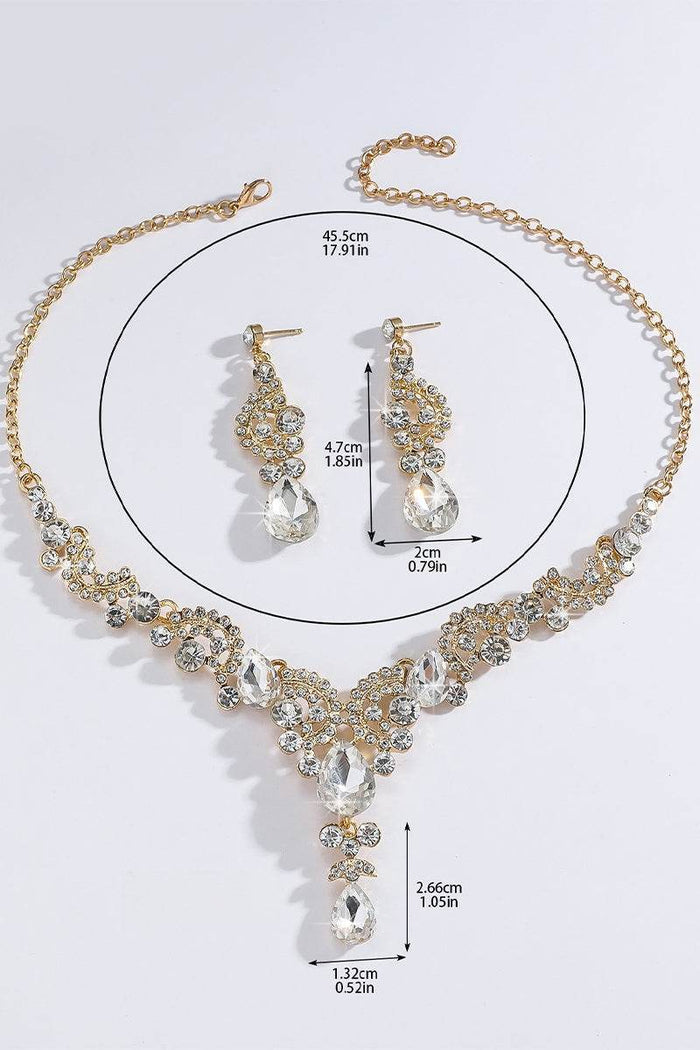 Wedding Earrings/Necklace Jewelry Sets (Set of 2) 780429536142 - COCOMELODY