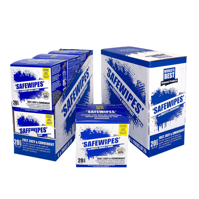 Case Quantity of Graffiti Safewipes 20 Pack