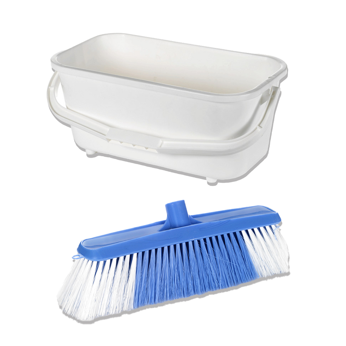 A Handy Rectangular Bucket and Broom head