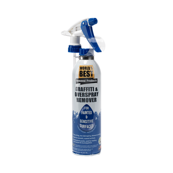 World's Best Sensitive Surface Graffiti Remover 20 ounce Spray Can