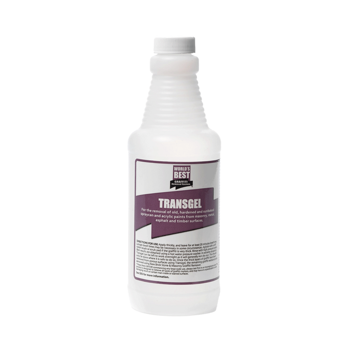 World's Best Transgel Paint and Graffiti Remover - Quart