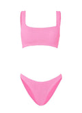 Bikini Hunza G Xandra Athletic High Waist Bikini Bubblegum O/S / Bubblegum Apoella