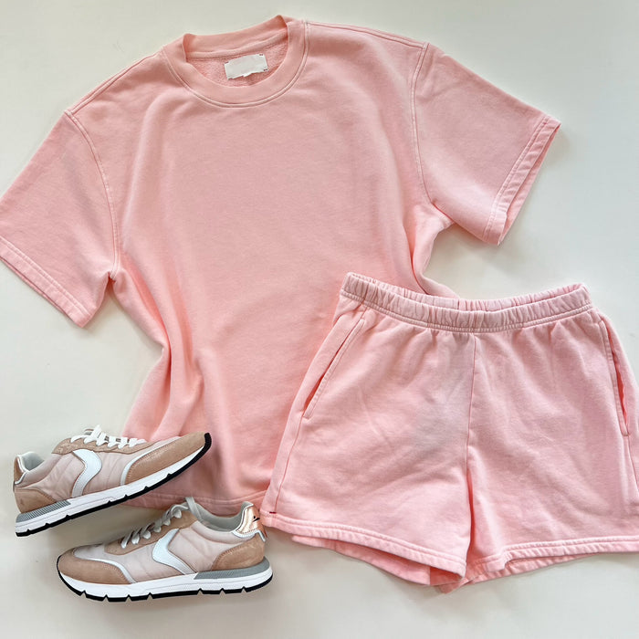 Xixeft001 Xirena Pink Pom Shorts