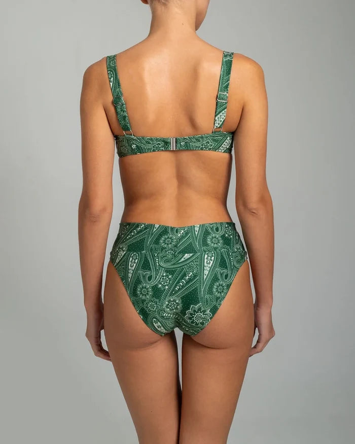Bikini Stefania Frangista Zoey Cup Bikini Jacquard Coffee Apoella