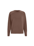 Sweater Varley Zosia Crew Neck Midlayer Sweater Coffee Quartz Apoella